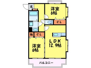 ラ・グラシューズの物件間取画像